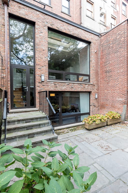 Bill Penner Fort Greene townhouse rear facade with extension