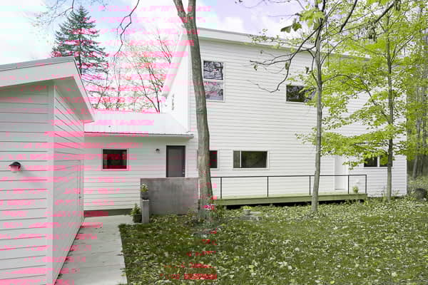 Bill Penner House Gambier, OH entry court yard