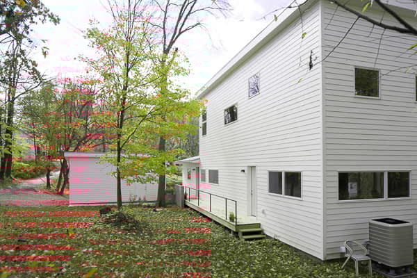 Bill PENNER House Gambier, OH entry court yard