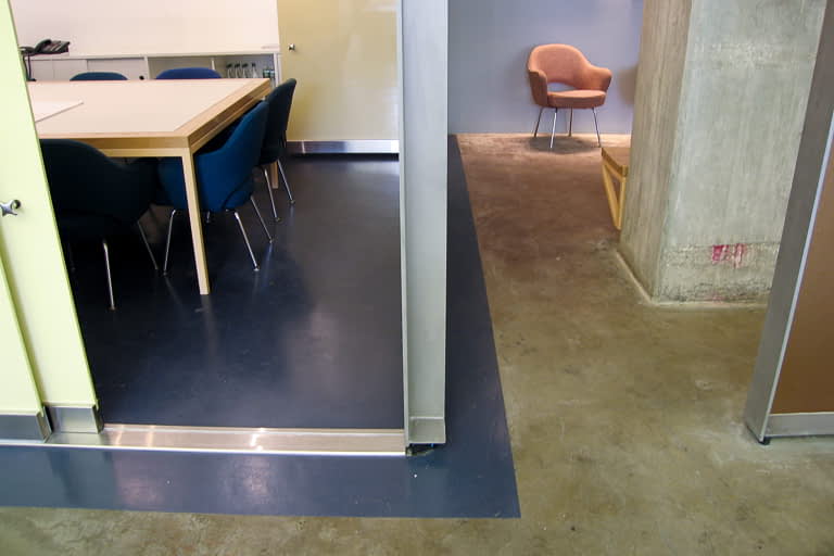 Bill Penner Tribeca office conference room floor detail